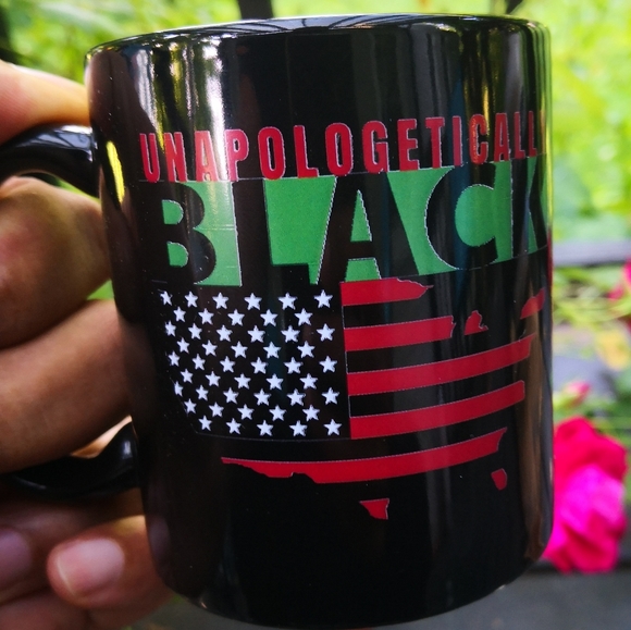 UNAPOLOGETICALLY BLACK  12oz coffee mug. - Picture 5 of 7